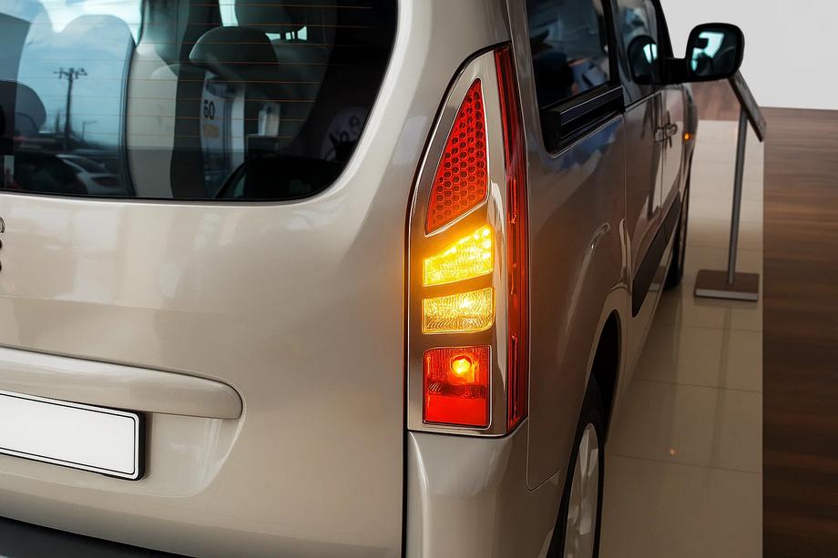 Citroen Berlingo 2008-2018 Chrom Blenden für Rückleuchten gerade (2 Stk., Edelstahl) Carmos Image