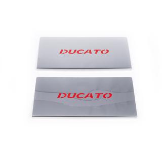 Einstiegsleisten innen Rot (2 Stk, Edelstahl) Fiat Ducato 2006-2025 Foto 2