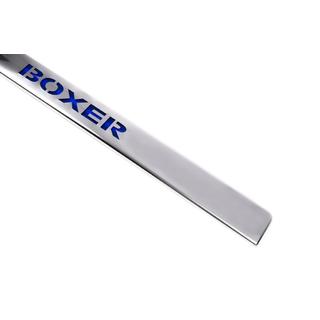 Chromleiste über dem Kennzeichen mit LED-Blau (Edelstahl) Peugeot Boxer 2006-2025 Foto 3