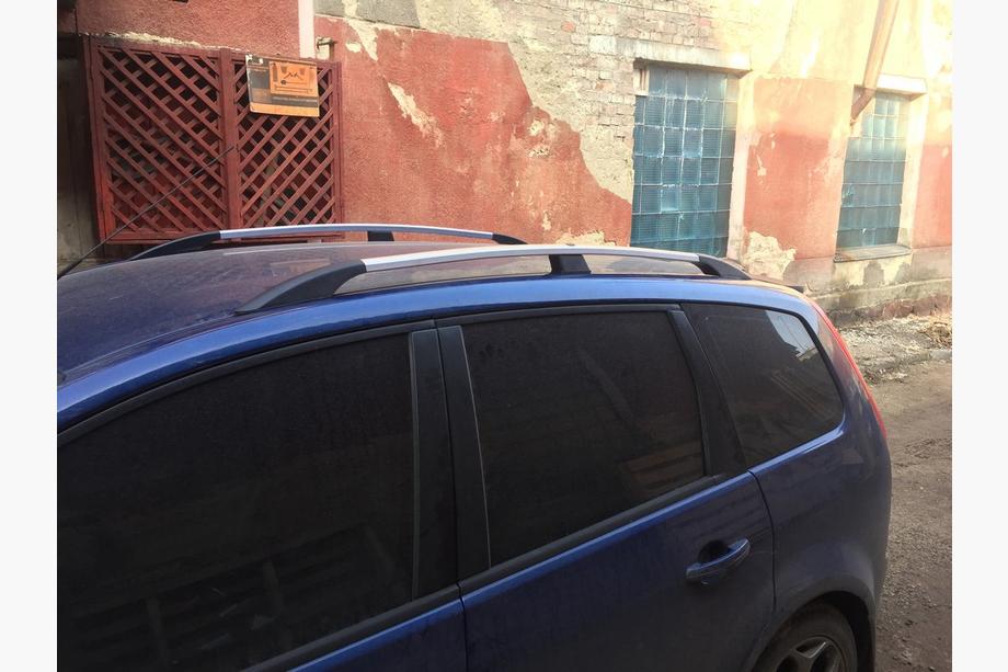 Ford C-Max 2004-2010 Dachreling Chrom Metallfüße Foto 6