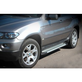 Trittbretter Allmond Grey (2 Stk, Alu) BMW X5 E53 1999–2006 Foto 1