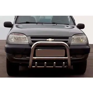 Frontbügel QT006 (Edelstahl) Chevrolet Niva 1998-2020 Foto 1
