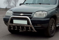 Chevrolet Niva 1998-2020 Frontbügel WT004 Edelstahl Foto 2