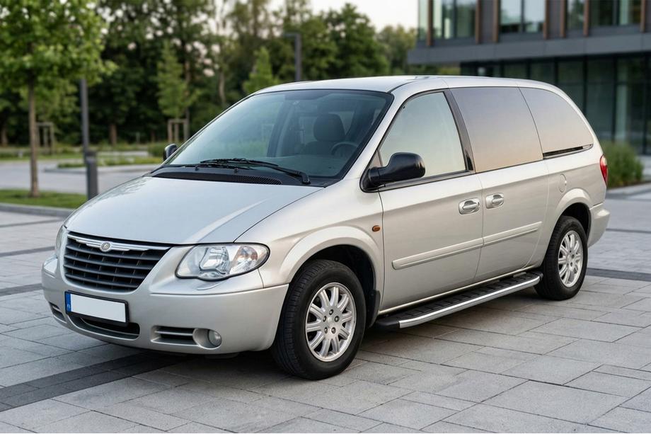 Chrysler Voyager 2001-2007 Seitenschweller Fullmond (2 Stk., Aluminium) Image