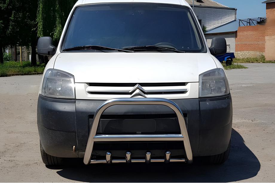 Peugeot Partner 1996-2008 Frontbügel WT003 (Edelstahl) 60 mm Foto 4