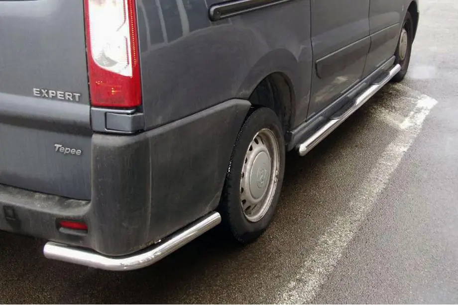 Fiat Scudo 2007-2015 Hintere Eckschutzrohre AK003 (2 Stk., Edelstahl) Image
