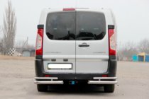Citroen Jumpy 2007–2017 Hintere Eckschutz Double (2 Stk., Edelstahl) Foto 3