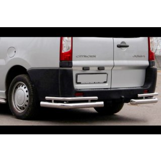 Hintere Eckschutz Double (2 Stk., Edelstahl) Citroen Jumpy 2007–2017 Foto 1