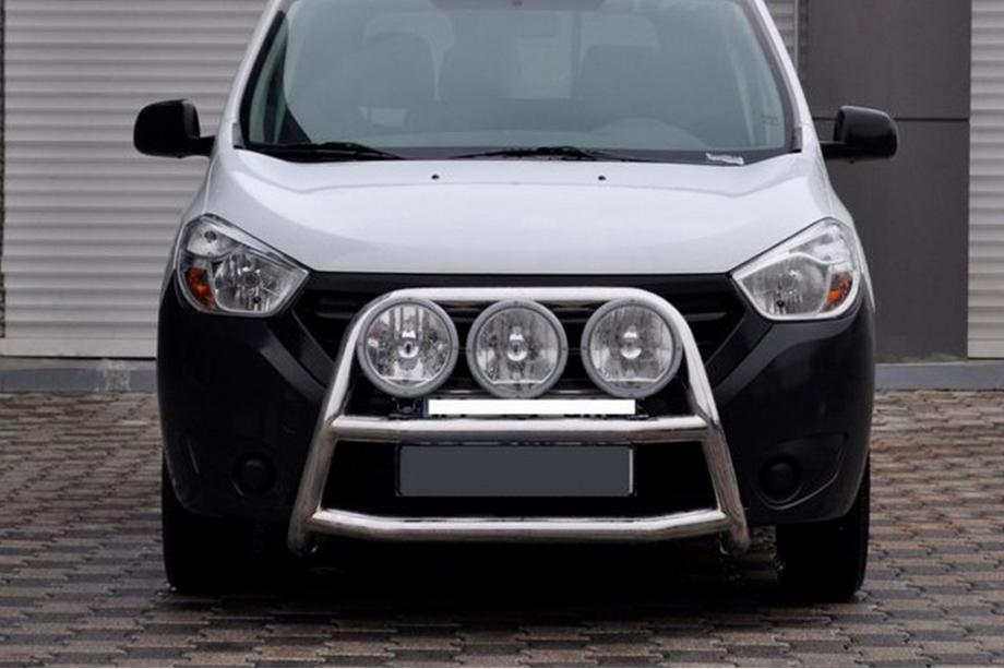 Dacia Dokker 2013-2022 Frontbügel WT022 (Edelstahl) Image