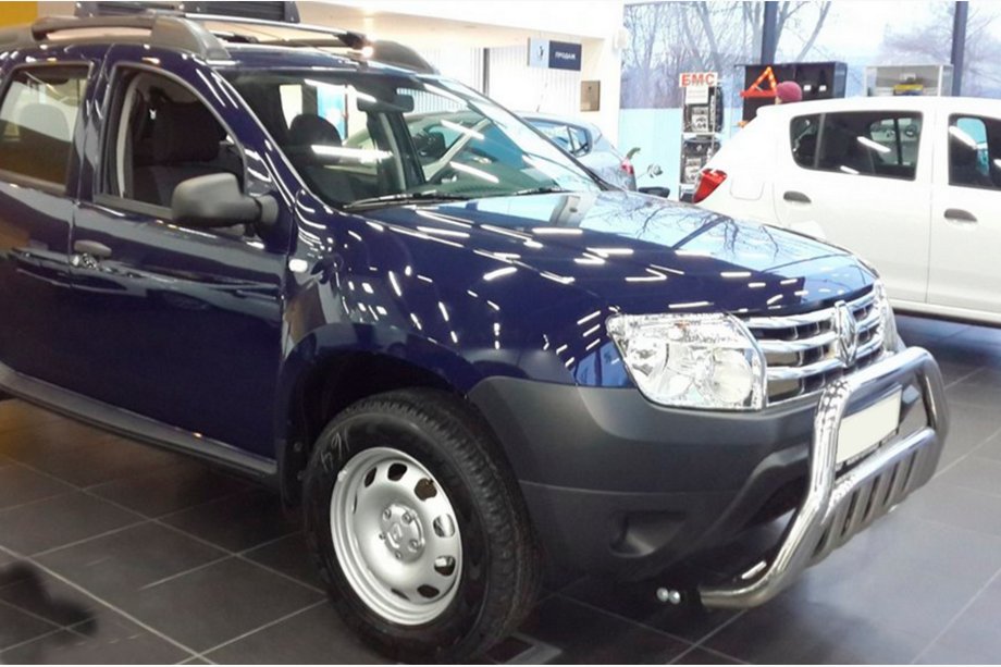 Dacia Duster 2008-2018 Frontbügel WT002 (Edelstahl) Foto 6