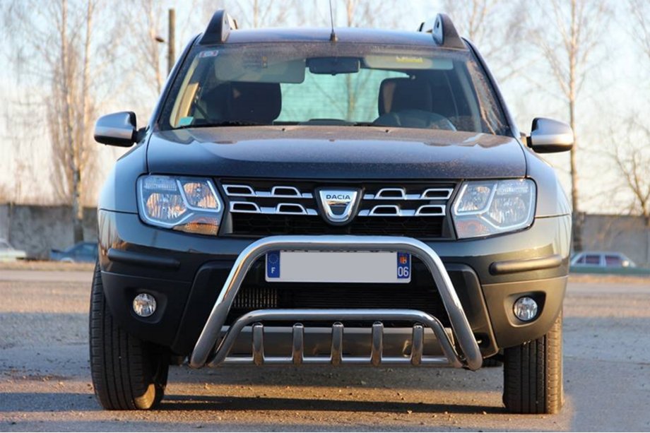Renault Duster 2008–2017 Frontbügel WT002 (Edelstahl) Foto 3