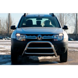 Frontbügel WT022 Edelstahl Renault Duster 2008–2017 Foto 1
