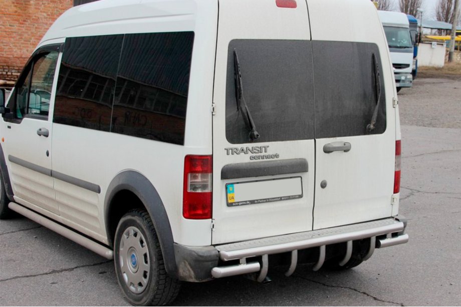 Ford Connect 2006–2009 Heckbügel AK-design (Edelstahl) Image