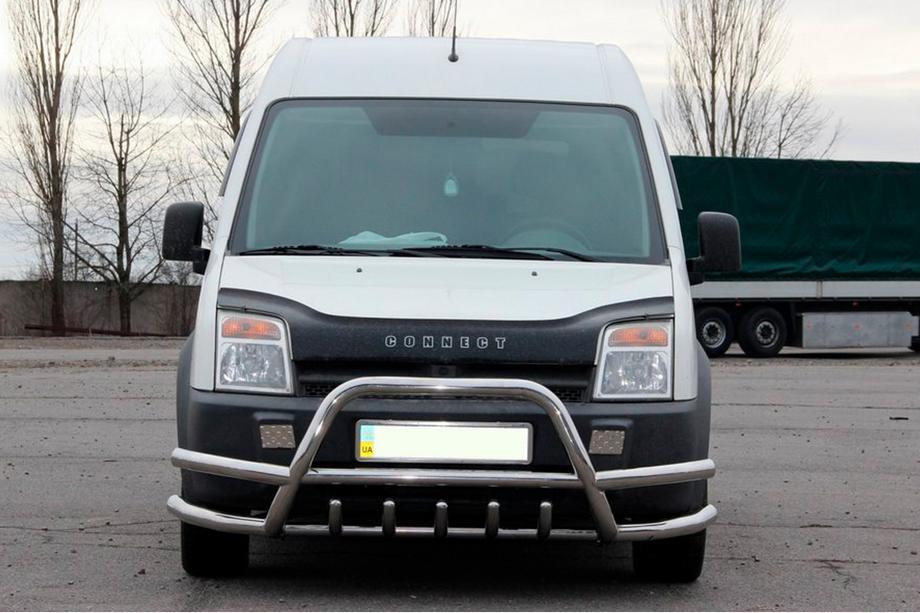 Ford Connect 2006–2009 Frontbügel mit Doppelstreben WT003-Plus-2 (Edelstahl) Image