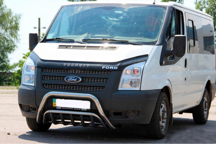 Ford Transit 2000–2014 Frontbügel WT002 (2006-2014, Edelstahl) Foto 2
