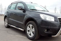 Geely Emgrand X7 2011- Seitliche Rohre (2 Stk., Edelstahl) Foto 4