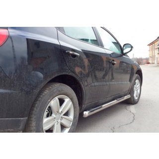 Seitliche Rohre (2 Stk., Edelstahl) Geely Emgrand X7 2011- Foto 3