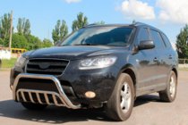 Hyundai Santa Fe 2 2006-2012 Frontbügel WT002 (Edelstahl) Foto 2