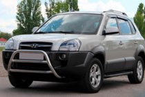 Hyundai Tucson JM 2004- Frontbügel WT022 (Edelstahl) Foto 1