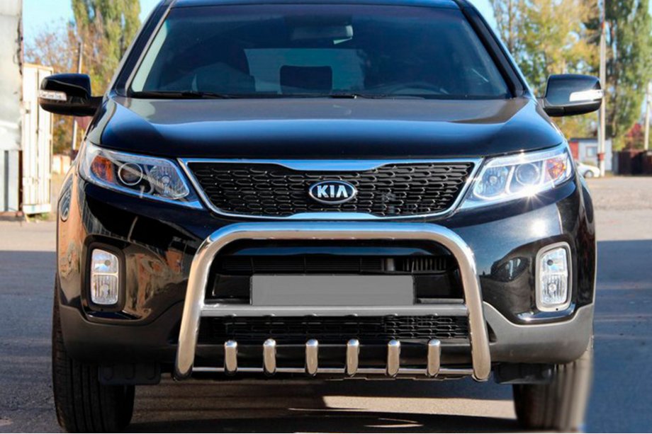 Kia Sorento II XM 2009-2014 Frontbügel WT021 (Edelstahl) Image