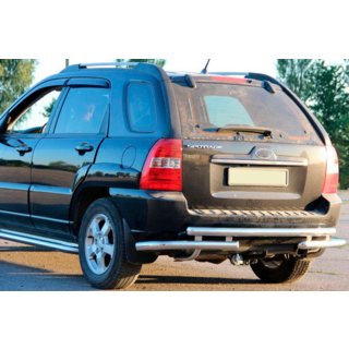 Heckbügel AK007 (Edelstahl) Kia Sportage 2004-2010 Foto 1