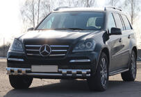 Mercedes GL class X164 2006-2012 Frontbügel ST015 (Edelstahl) Foto 1