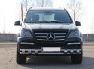 Mercedes GL class X164 2006-2012 Frontbügel ST015 (Edelstahl) Foto 2