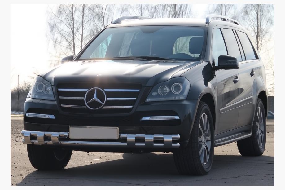Mercedes GL class X164 2006-2012 Frontbügel ST015 (Edelstahl) Image