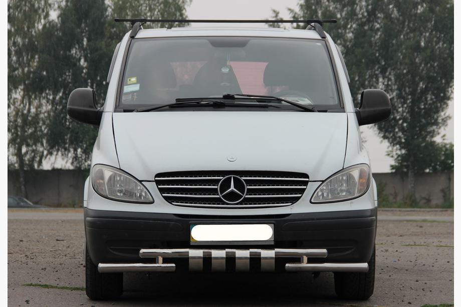 Mercedes Vito W639 2004-2014 Frontschutzbügel Shark ST015 (Edelstahl) Foto 1