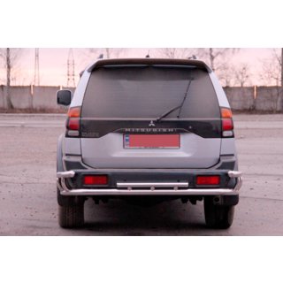 Heckschutz AK005-2 (Edelstahl) Mitsubishi Pajero Sport 1996-2007 Foto 2