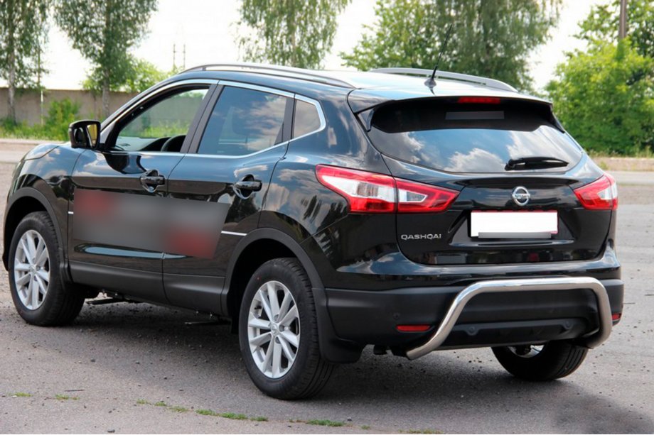 Nissan Qashqai 2014-2021 Heckbügel AK007-1 (Edelstahl) Foto 3