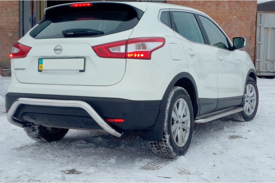 Nissan Qashqai 2014-2021 Heckbügel AK007-1 (Edelstahl) Foto 5