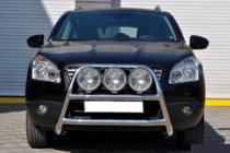 Nissan Qashqai 2007-2010 Frontbügel WT018 (Edelstahl) Foto 1