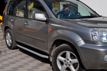 Nissan X-trail T30 2002-2007 Seitenschweller Fullmond (2 Stk., Alu) Foto 4
