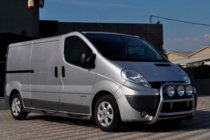 Renault Trafic 2001–2015 Frontbügel WT018 (Edelstahl) Foto 2
