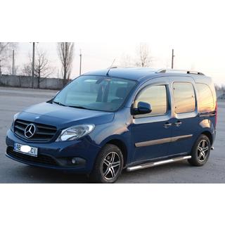 Seitliche Rohre (2 Stk., Edelstahl) Mercedes Citan 2013-2021 Foto 3