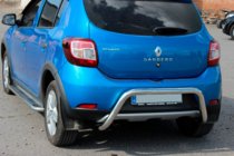 Dacia Sandero 2013-2020 Heckbügel AK007 (Edelstahl) Foto 1