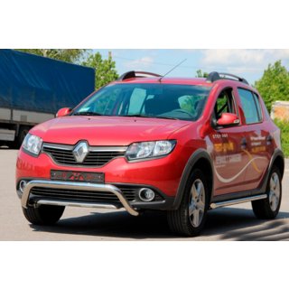 Frontbügel WT007 (Edelstahl) Dacia Sandero 2013-2020 Foto 1