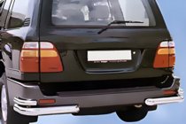 Toyota Land Cruiser 100 1998-2007 Hintere Eckschutzrohre AK003-Double (2 Stk., Edelstahl) Foto 4