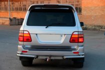 Toyota Land Cruiser 100 1998-2007 Hintere Eckschutzrohre AK003-Double (2 Stk., Edelstahl) Foto 3