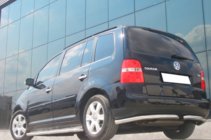 Volkswagen Touran 2003-2010 Hintere Eckschutzrohre AK003 (2 Stk., Edelstahl) Foto 4