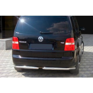 Hintere Eckschutzrohre AK003 (2 Stk., Edelstahl) Volkswagen Touran 2003-2010 Foto 1
