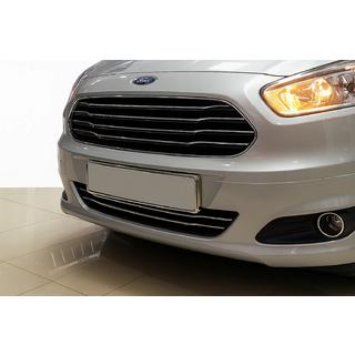 Kühlergrill Blenden OmsaLine (2014-2018, 4 Stk, Edelstahl) Ford Courier 2014-2023 Foto 3