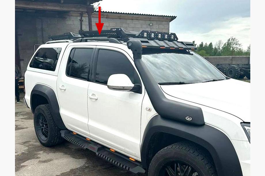 Volkswagen Amarok 2010-2022 Dachreling Skyport BLACK Foto 5