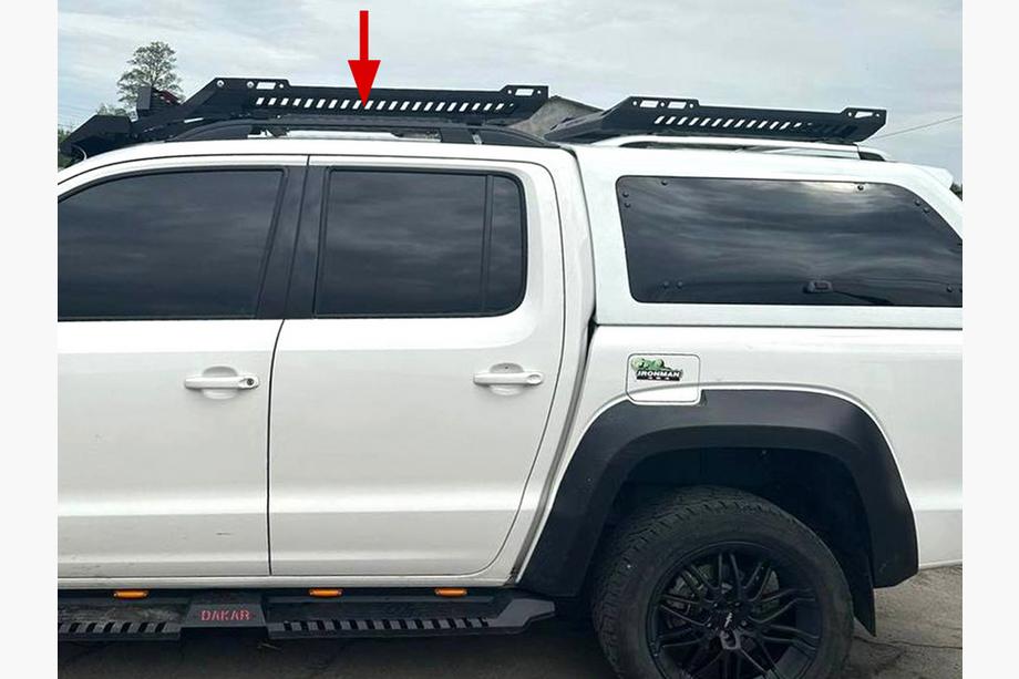 Volkswagen Amarok 2010-2022 Dachreling Skyport BLACK Foto 2