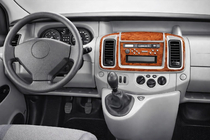 Renault Trafic 2001–2015 Armaturenbrett Abdeckungen (Kleines Set) Aluminium Foto 1