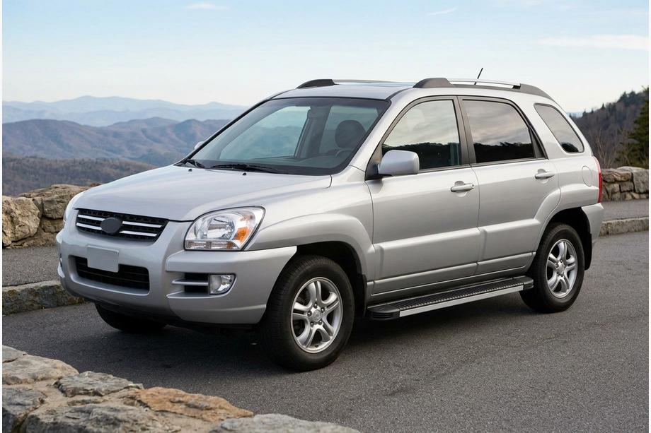 Kia Sportage 2004-2010 Seitenschweller Maya V1 (2 Stk., Aluminium) Image