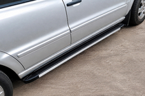 Mercedes ML W163 1997-2005 Seitenschweller Maya V1 (2 Stk., Aluminium) Foto 1