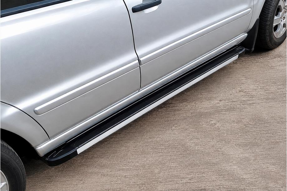 Mercedes ML W163 1997-2005 Seitenschweller Maya V1 (2 Stk., Aluminium) Image