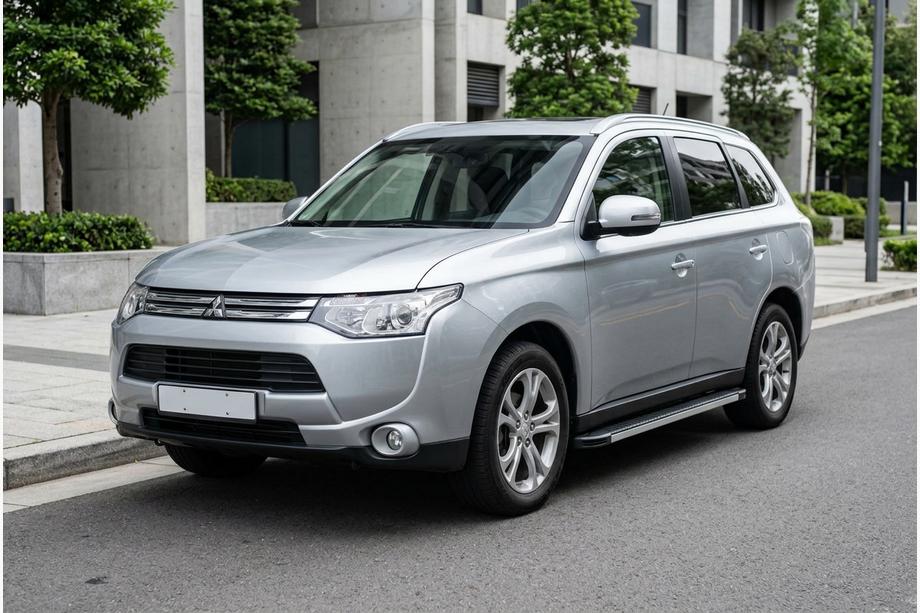 Mitsubishi Outlander 2012-2021 Seitenschweller Maya V1 (2 Stk., Aluminium) Image